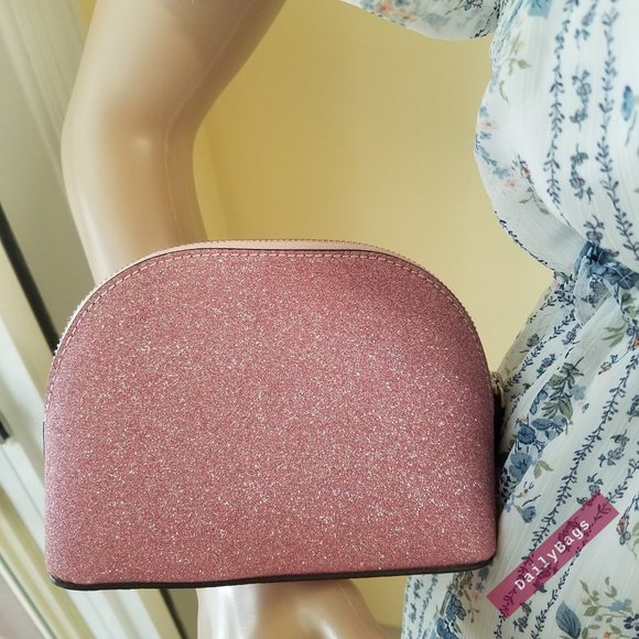 KATE SPADE LOLA ROSE PINK COSMETIC CASE MAKE UP - Picture 4 of 11